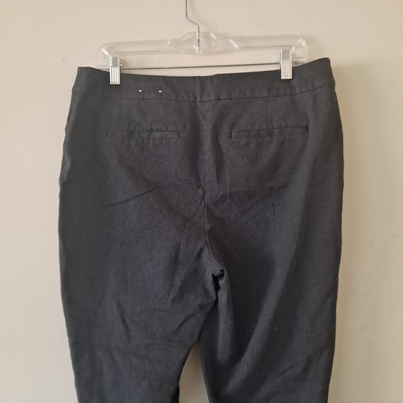 'Chicos Short' Black Flat Front Slack Trouser Pants - Picture 4 of 7